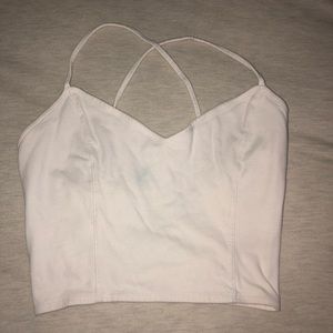 Strappy back crop top
